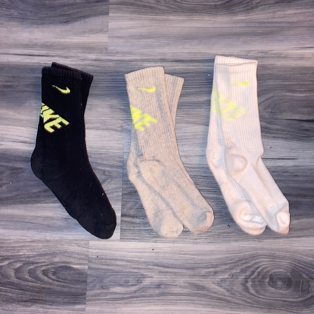 Crew Socks Pack-Neon Letters